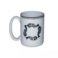 15 oz Mug,Four Fish - Black