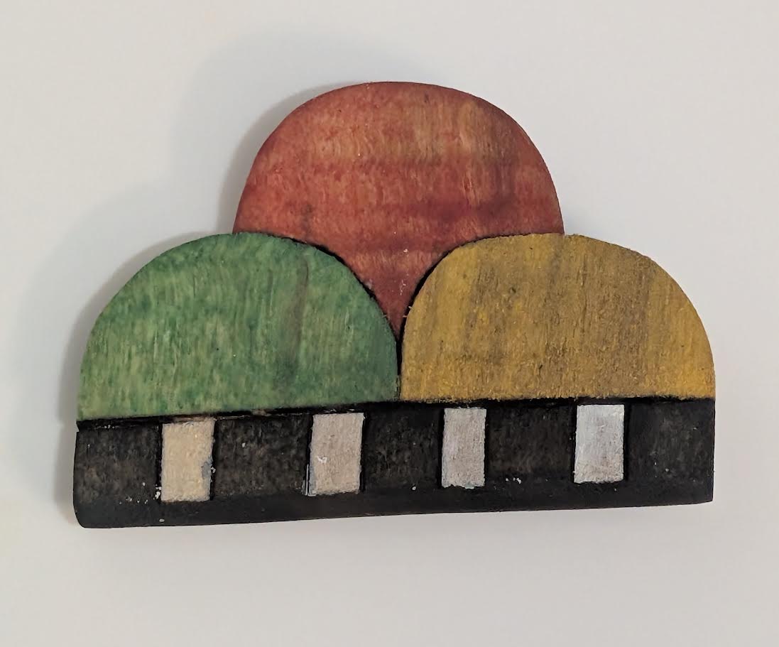 Hopi Rain Cloud Magnet, D Masawytewa