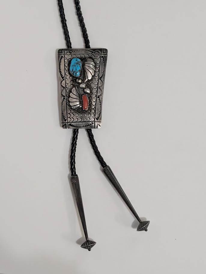 Coral/Turquoise Bolo