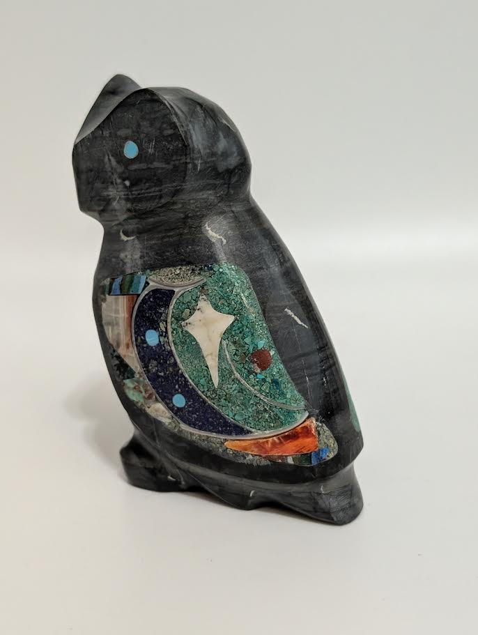 Inlay Zuni Fetish Owl, J Quam