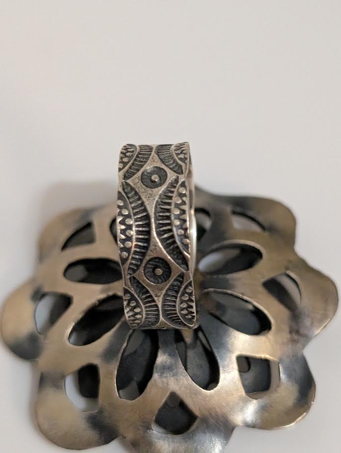 Flower Ring w Turquoise, KR Billah