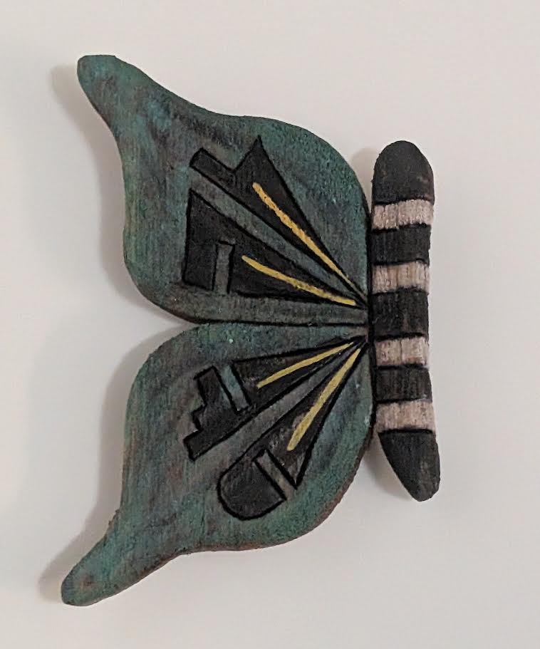 Hopi Butterfy Magnet, D. Masawytewa