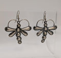 Yazzie Dragon Fly Earrings, Sterling silver