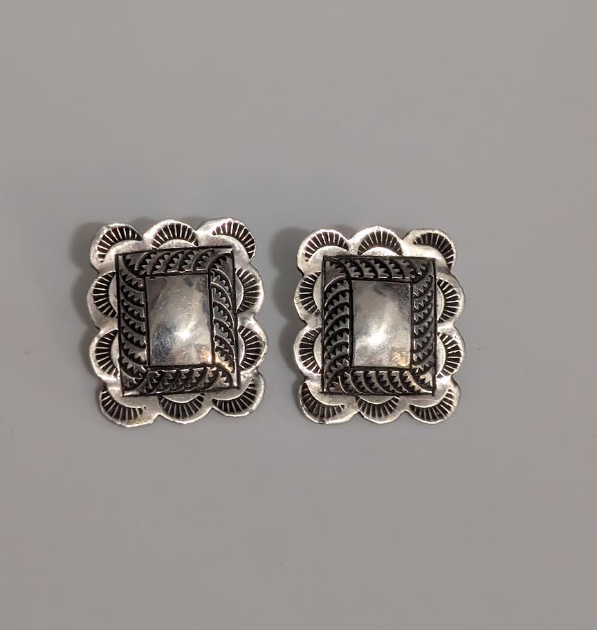 Rectangular Post earrings