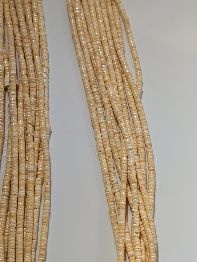 Santa Domingo bead necklace, 10 Strand