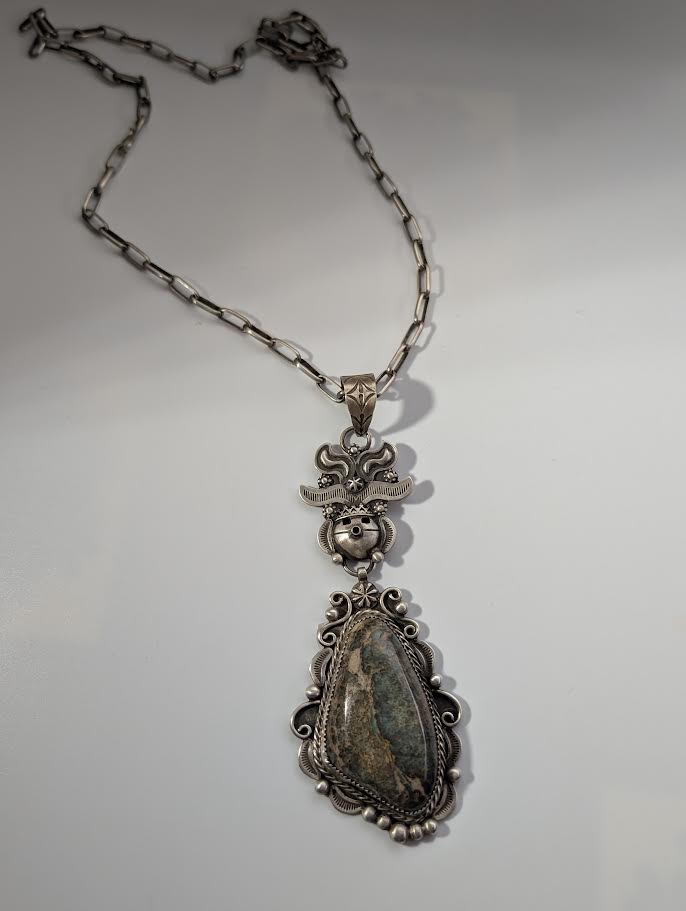 Damale Turquoise Kachina Necklace, CE
