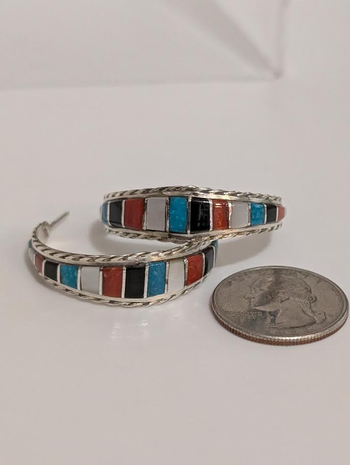 Malcolm Chavez Inlay Hoops