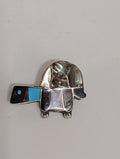 Inlay Turtle Pin/Pendant, K Shebola