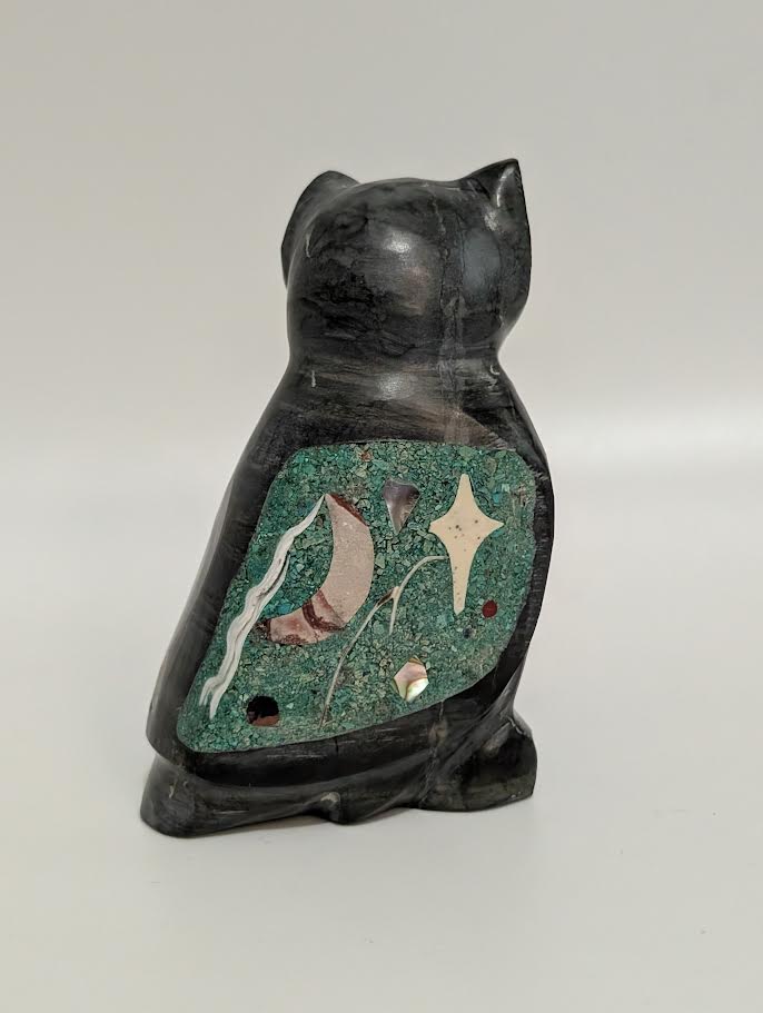 Inlay Zuni Fetish Owl, J Quam