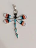 Inlay Dragonfly Pendant, Angus Ahiyate