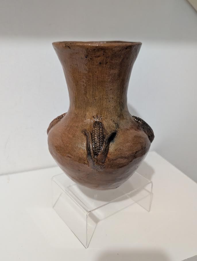 Navajo Vase w Corn, Wanda Herder