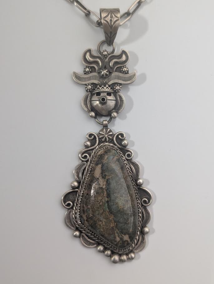 Damale Turquoise Kachina Necklace, CE