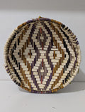 9" Hopi Basket, S Tenakhongva, Purples, orange, black, white