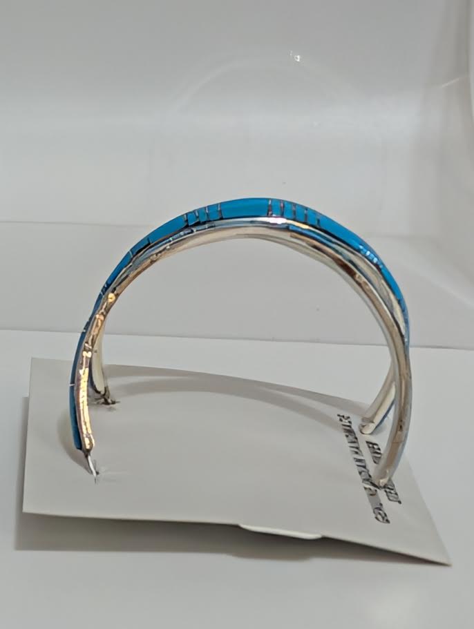 Lg Inlay Turq. Hoops, K Peina