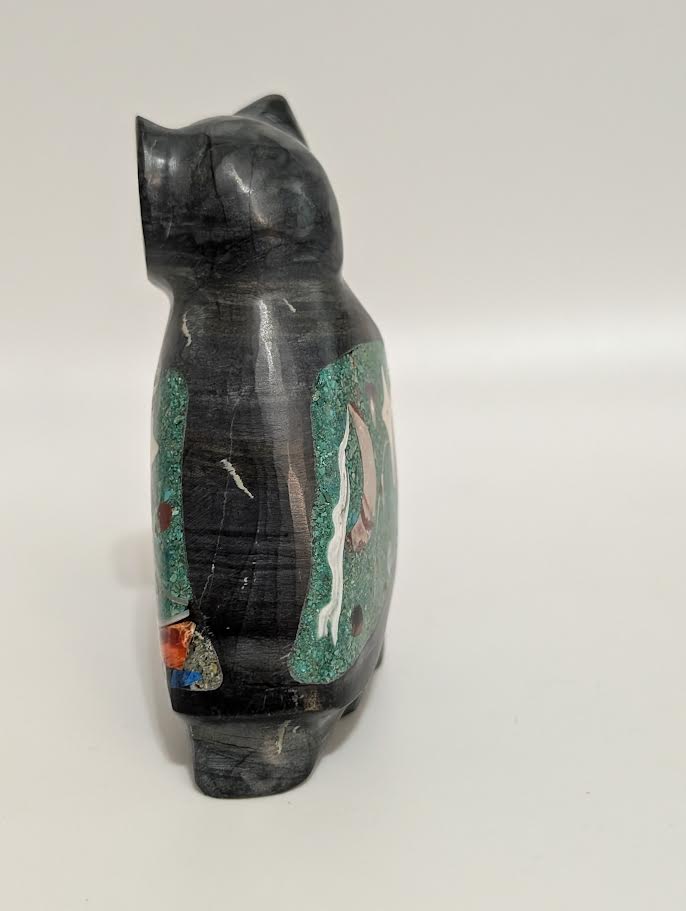 Inlay Zuni Fetish Owl, J Quam