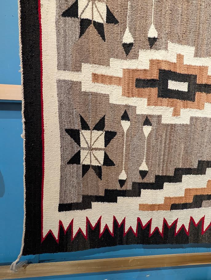 1930's Navajo Rug,Klagetoh 50"x61" (Unknown artist)