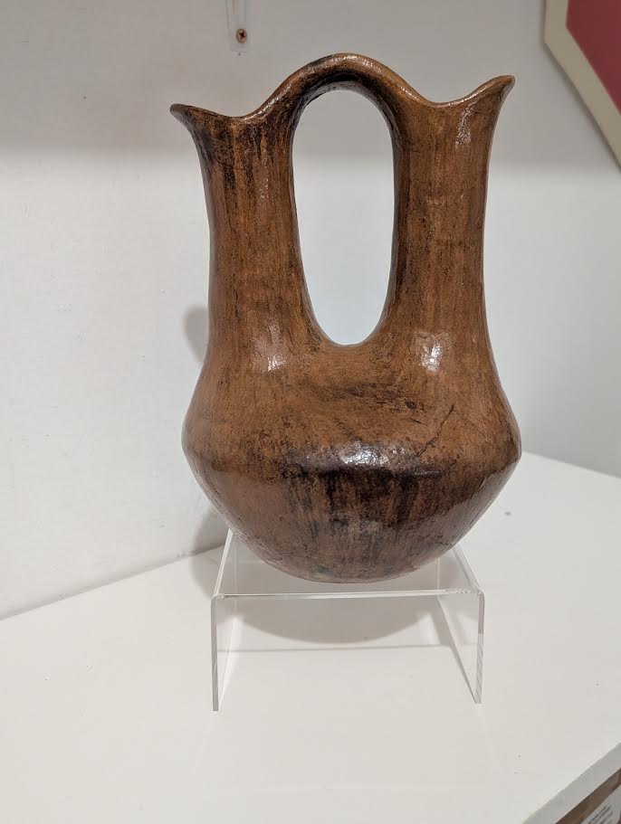Navajo Wedding Vase w Corn, Wanda Herder