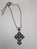 Cross Pendant, RP on 24" hand made chain