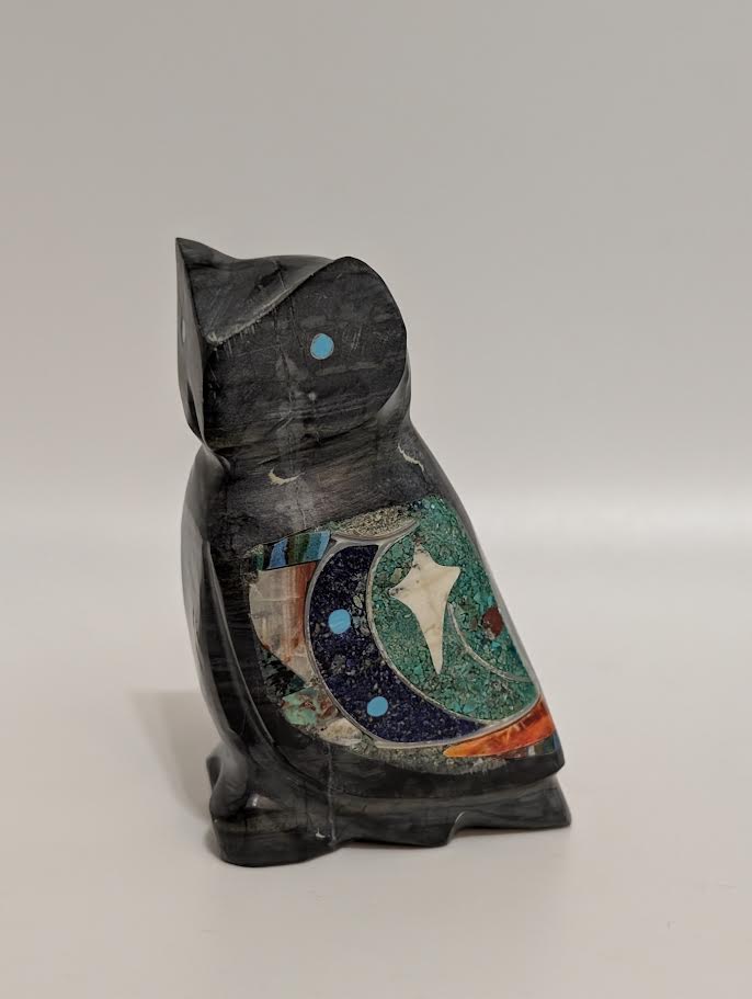 Inlay Zuni Fetish Owl, J Quam
