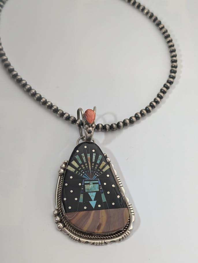 Ray Jack Inlay Necklace