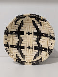 8" Hopi Sifter Basket, S Tenakhongva. Black& White