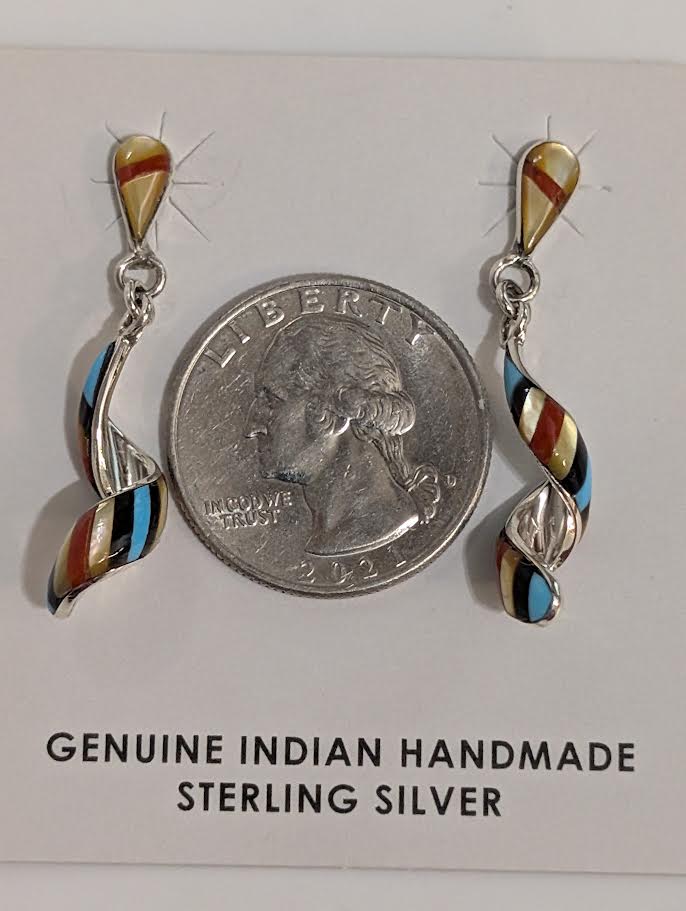 Spiral Inaly Earrings, Idella Eddakie