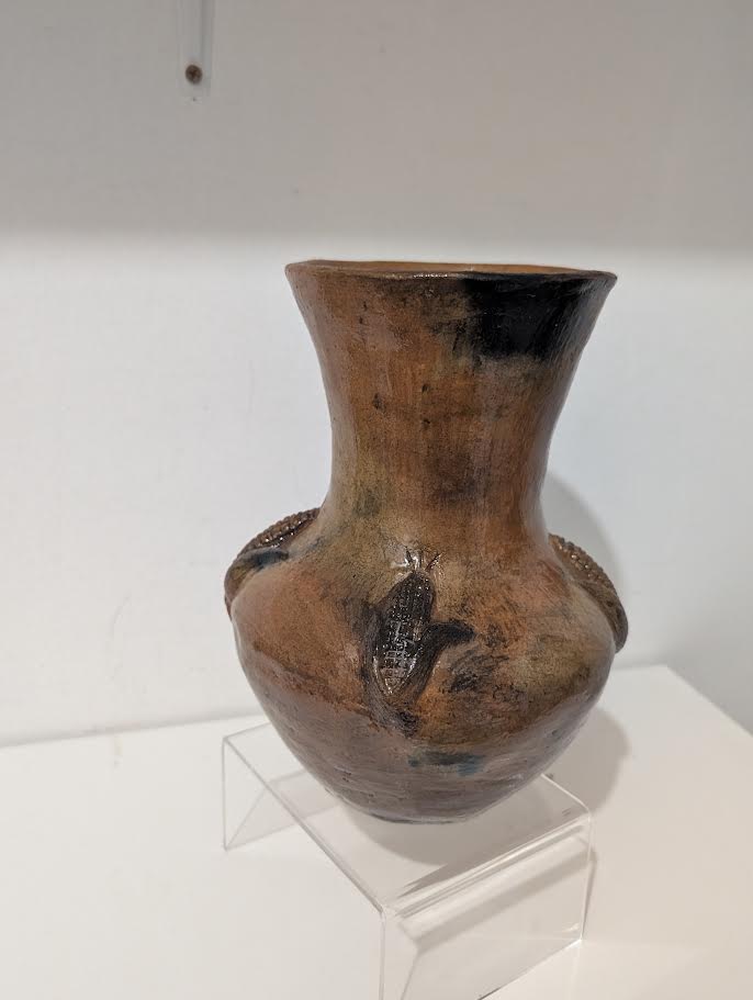 Navajo Vase w Corn, Wanda Herder