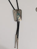 Turquoise Chip Inlay Bolo