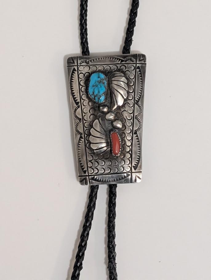 Coral/Turquoise Bolo