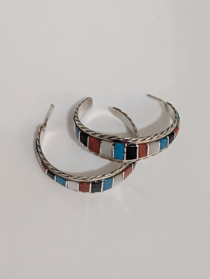 Malcolm Chavez Inlay Hoops