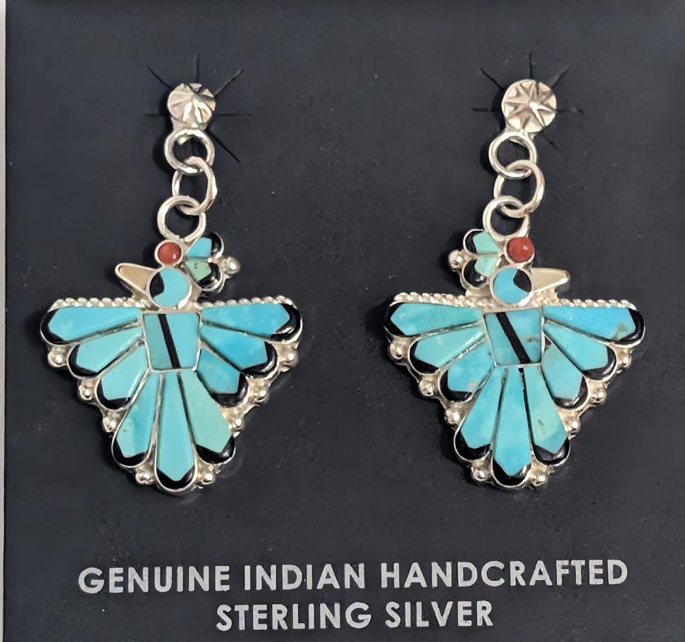 Michelle Peina Turquoise Bird Earrings