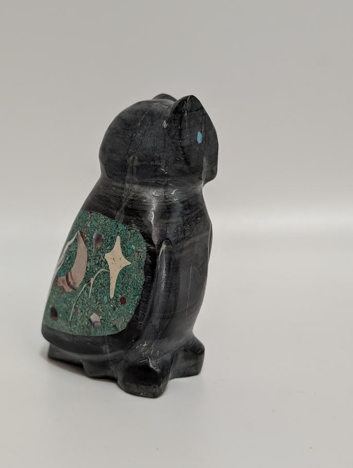 Inlay Zuni Fetish Owl, J Quam