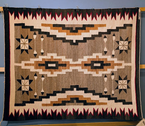 1930's Navajo Rug,Klagetoh 50"x61" (Unknown artist)