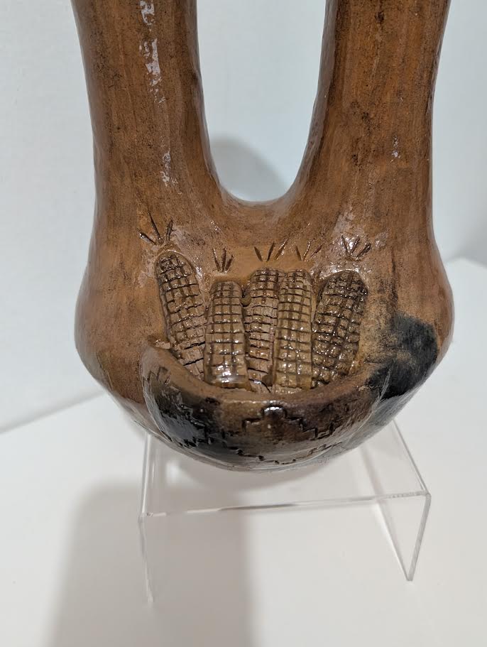 Navajo Wedding Vase w Corn, Wanda Herder