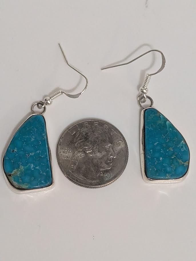 Turquoise Slabs in Sterling Silver