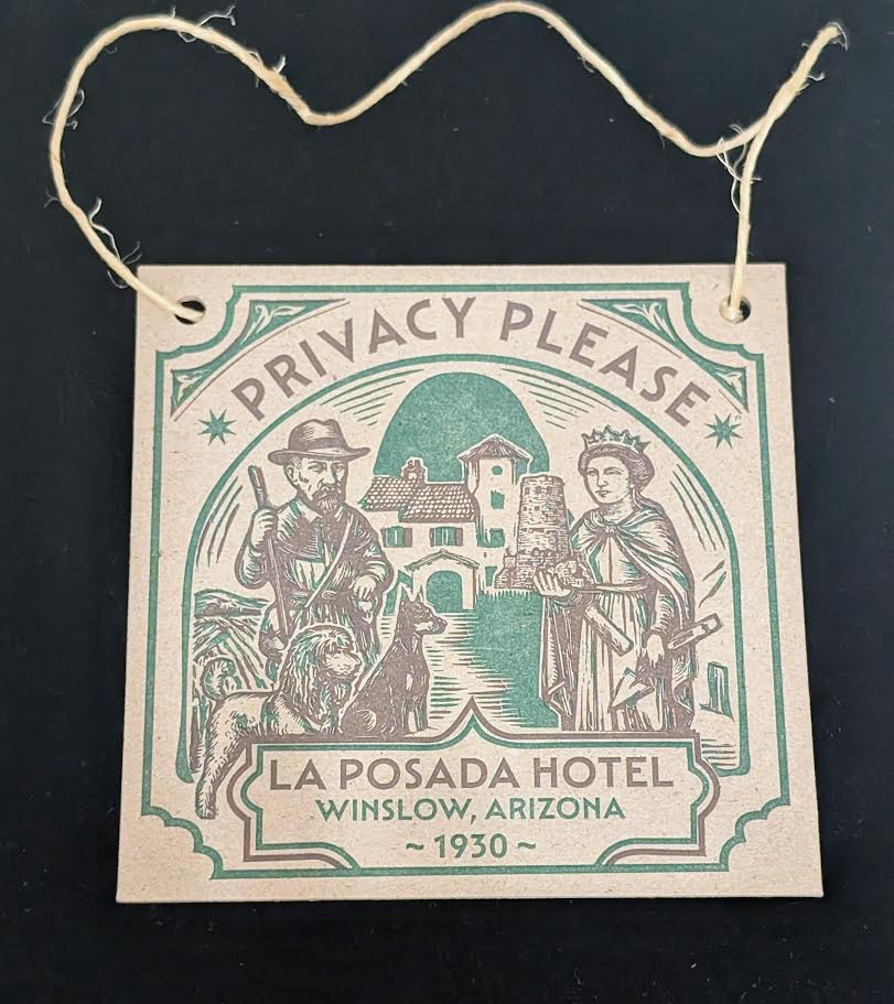 Letter Press, La Posada Hotel Door Signs