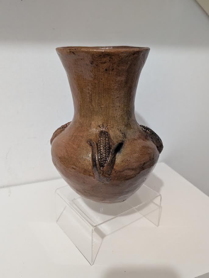 Navajo Vase w Corn, Wanda Herder