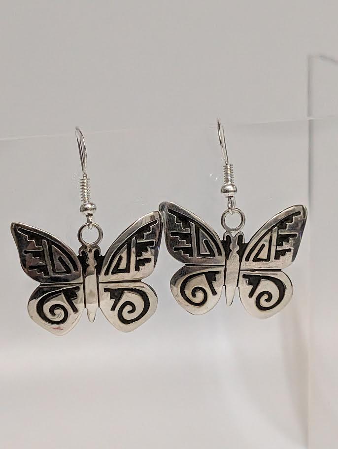 Hopi Butterfly Earrings