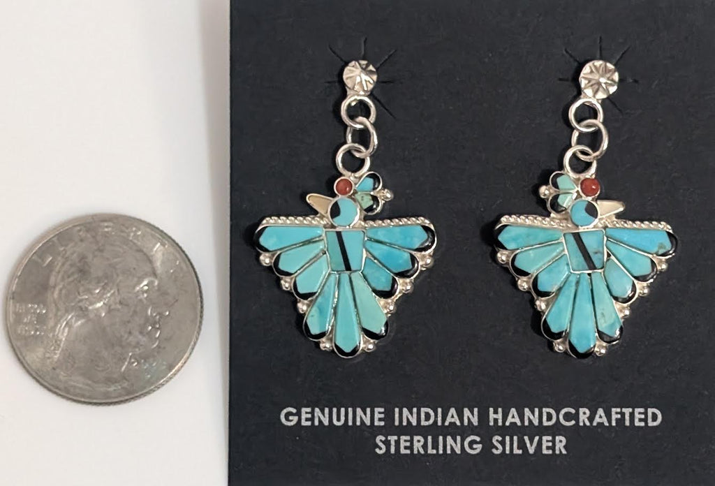 Michelle Peina Turquoise Bird Earrings