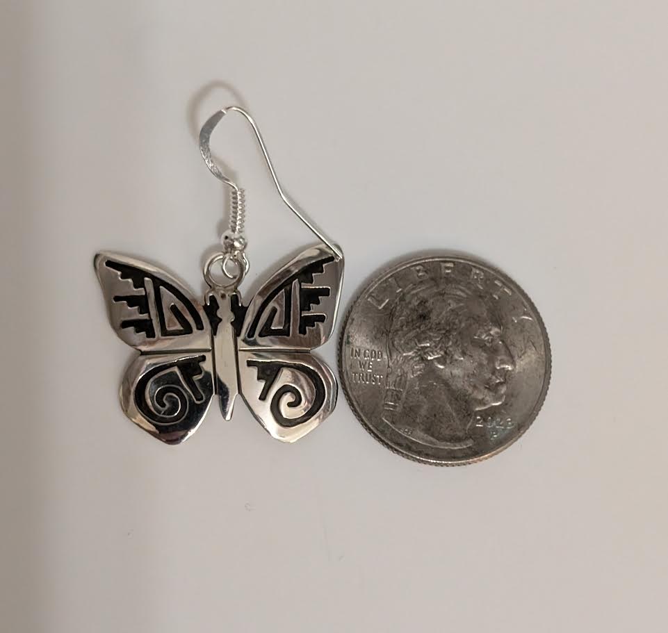 Hopi Butterfly Earrings
