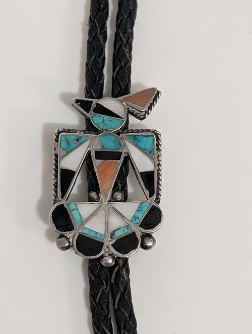 Bolo, Inlay Bird w Matching Inlay ends