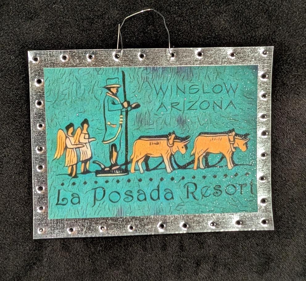 Tin San Ysidro Ornament