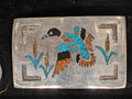 VintageBelt Buckle Zuni Inaly Duck