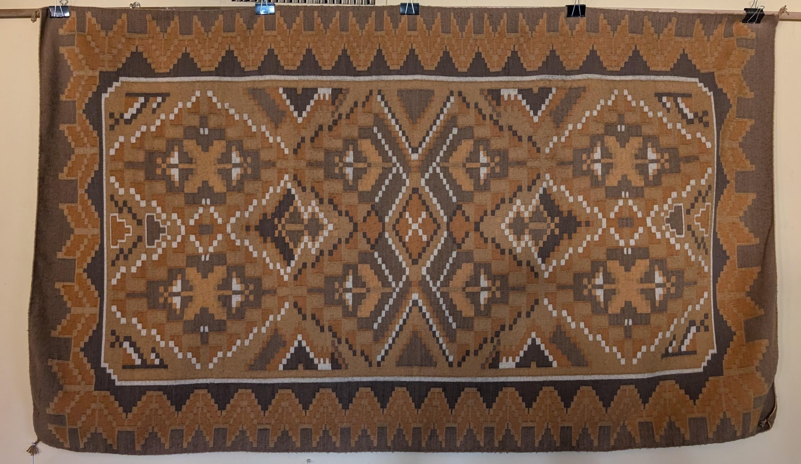 Burntwater Navajo Rug by Virginia Ambrose
