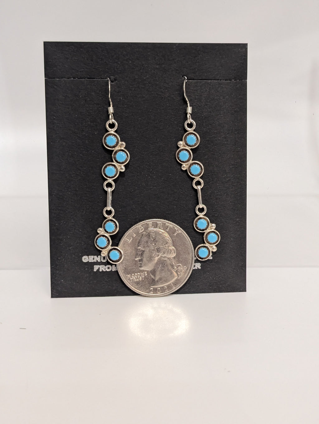 Charlene Panteah Dangly Turquoise Earrings