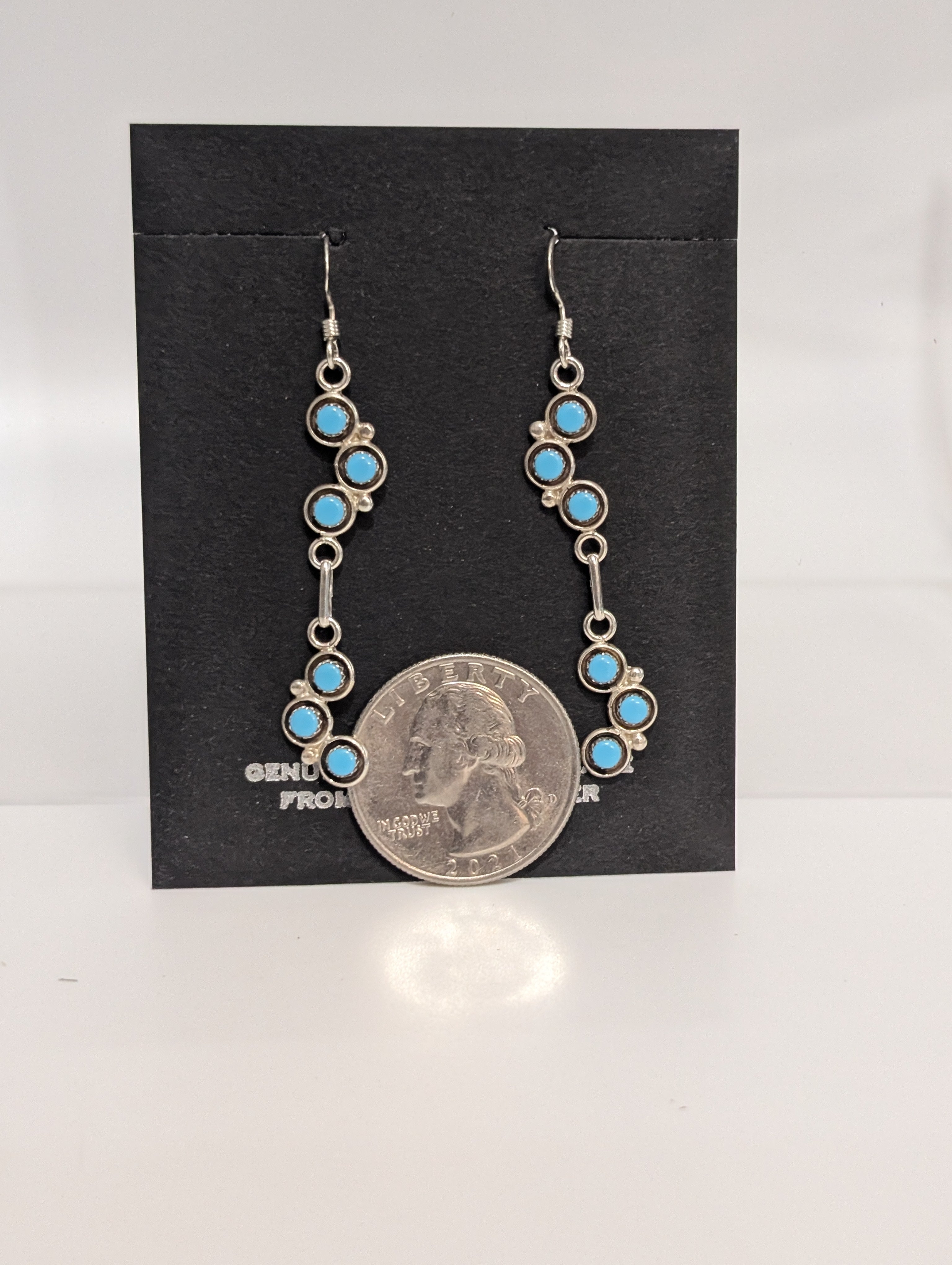 Charlene Panteah Dangly Turquoise Earrings