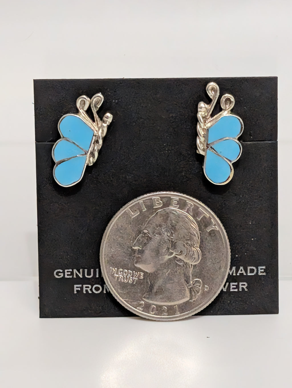 Turquoise Butterfly Earrings