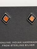 Kathy Camosona Post, Spiny Oyster/onyx  Inlay