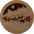 Wild Horses Wood Dreambox