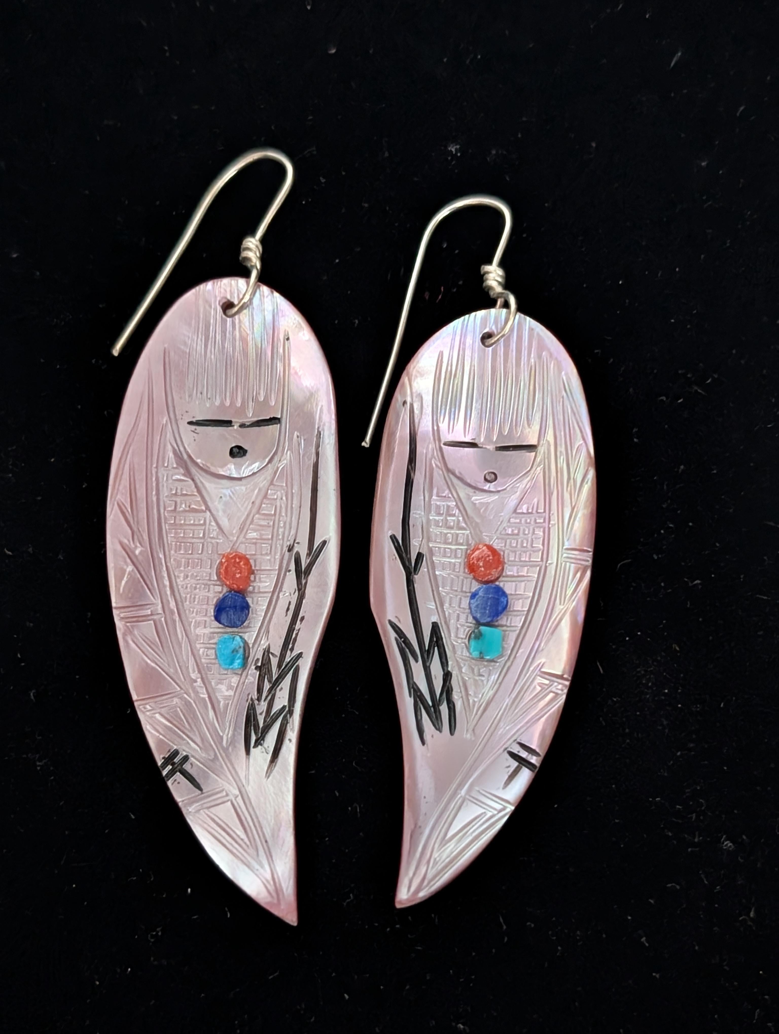 Pink Cornmaiden Earrings